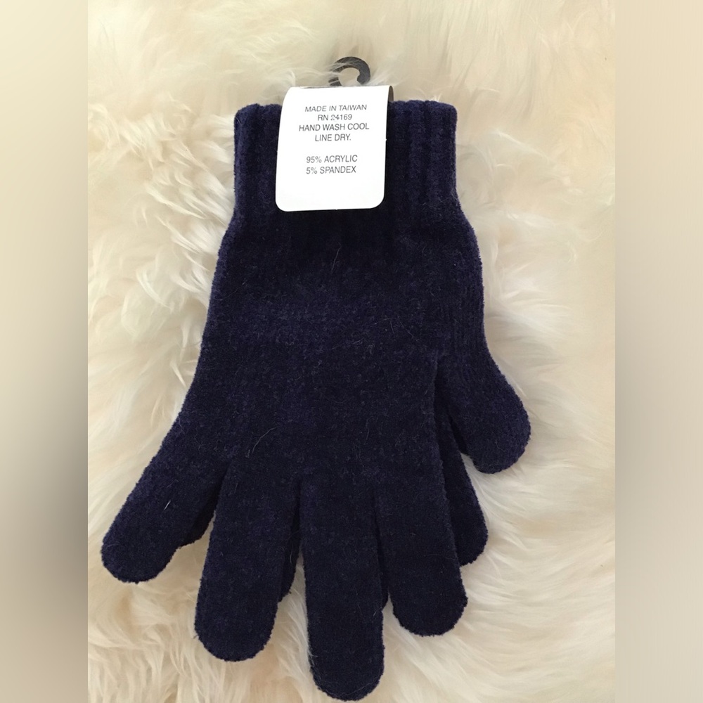 NWT Ben Berger Casuals (@1 of 4 pair)luxury collection stretch chenille gloves